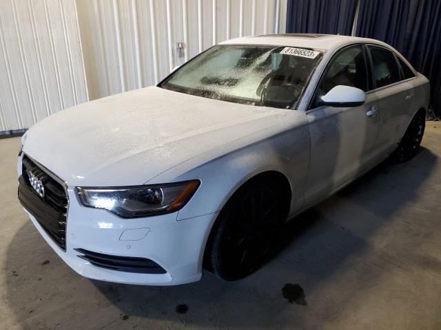 WAUGFAFC3DN100362 - 2013 AUDI A6 PREMIUM PLUS WHITE photo 1