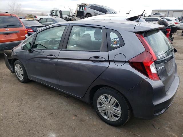 3HGGK5H42KM721757 - 2019 HONDA FIT LX GRAY photo 2