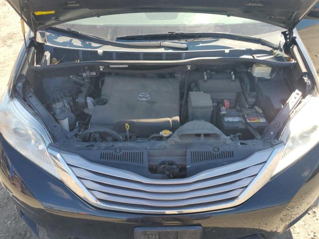 5TDYK3DC1FS639609 - 2015 TOYOTA SIENNA XLE BLACK photo 12