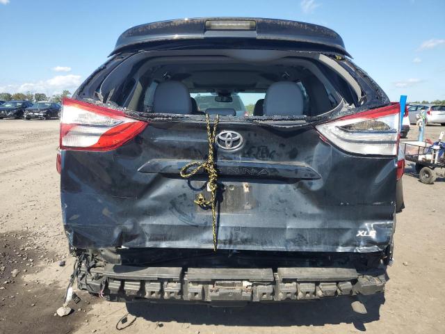 5TDYK3DC1FS639609 - 2015 TOYOTA SIENNA XLE BLACK photo 6