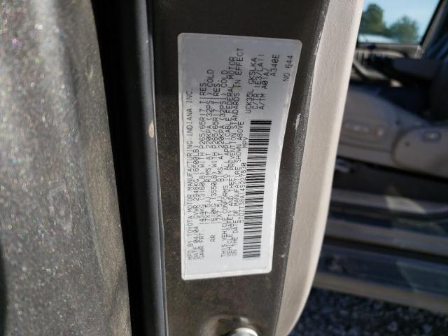 5TDZT38A14S227830 - 2004 TOYOTA SEQUOIA LIMITED GRAY photo 13