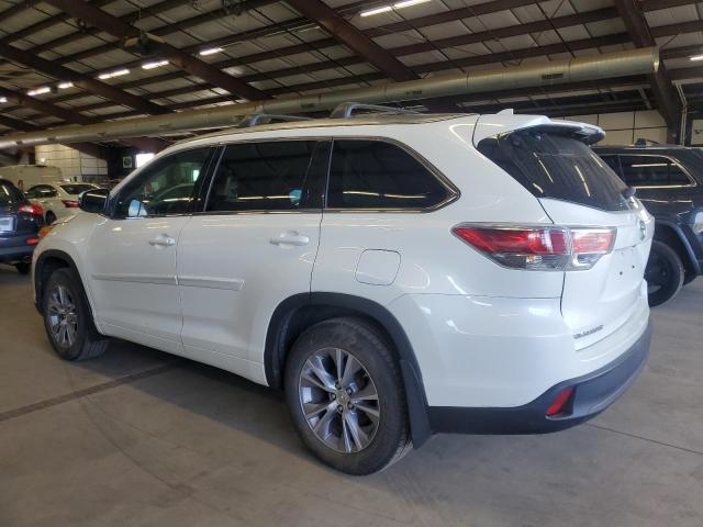 5TDJKRFH1ES056968 - 2014 TOYT HIGHLANDER XLE თეთრი ფოტო 2