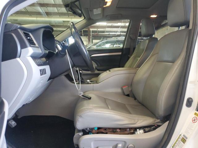 5TDJKRFH1ES056968 - 2014 TOYT HIGHLANDER XLE თეთრი ფოტო 7