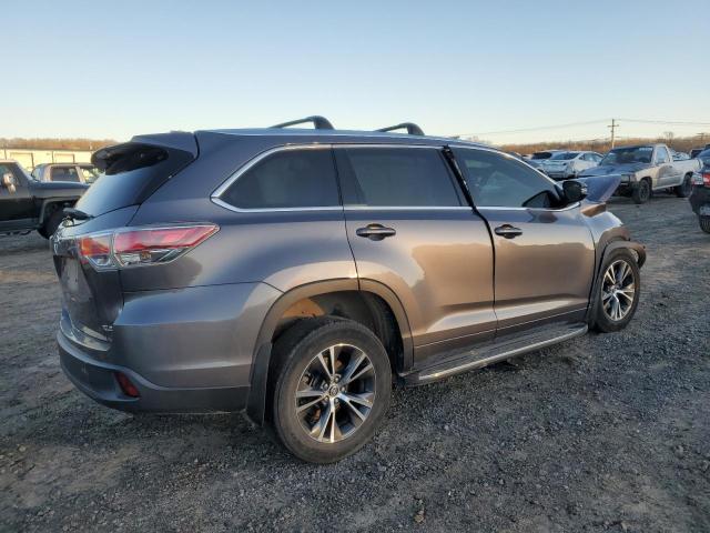 5TDKKRFH3GS503498 - 2016 TOYOTA HIGHLANDER XLE CHARCOAL photo 3