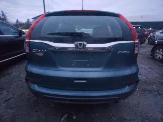 5J6RM4H33FL122404 - 2015 HONDA CR-V LX BLUE photo 6