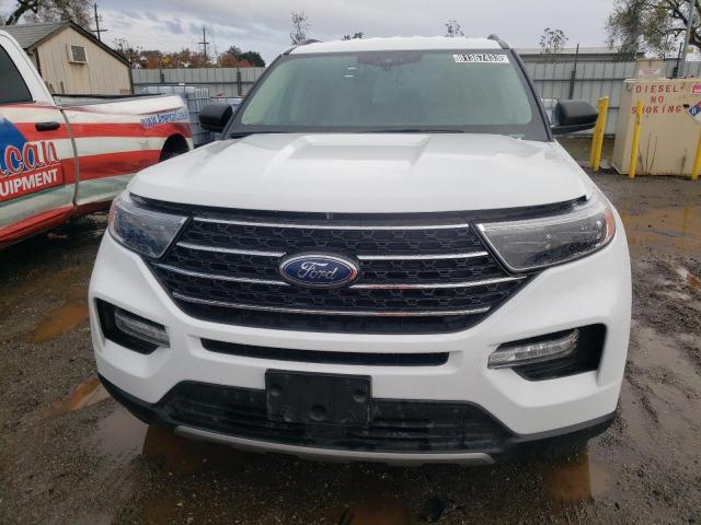 1FMSK8DH3PGA86533 - 2023 FORD EXPLORER XLT WHITE photo 5