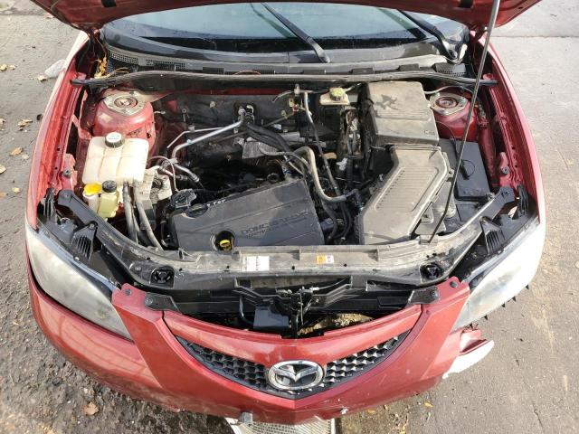 JM1BK32F181108784 - 2008 MAZDA 3 I BURGUNDY photo 11