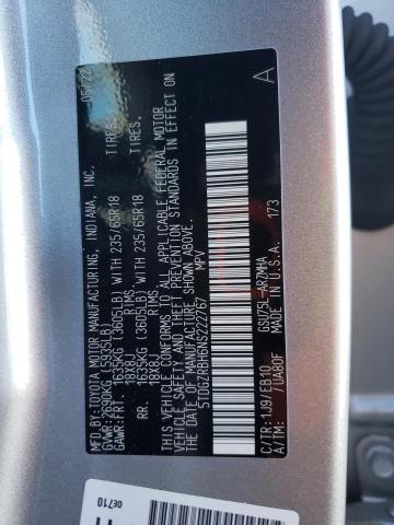 5TDGZRBH6NS222767 - 2022 TOYOTA HIGHLANDER XLE SILVER photo 12