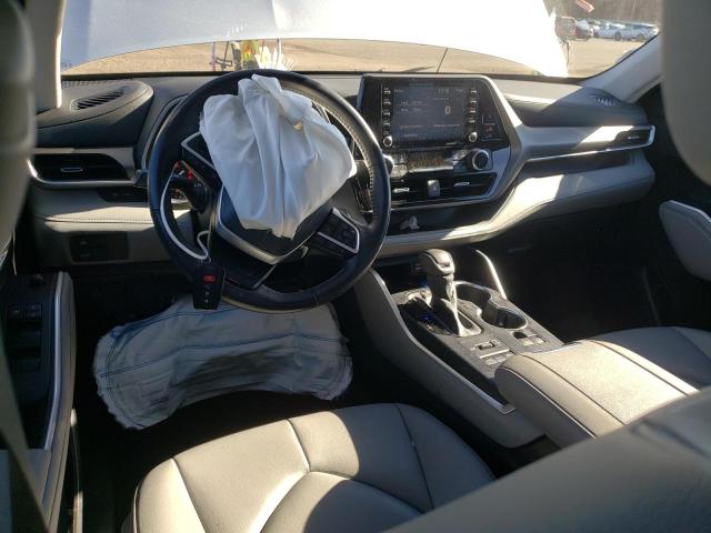 5TDGZRBH6NS222767 - 2022 TOYOTA HIGHLANDER XLE SILVER photo 8