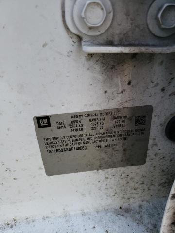 1G11B5SAXGF140560 - 2016 CHEVROLET MALIBU LIM LS WHITE photo 12