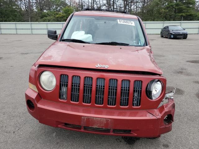 1J8FT28W88D773284 - 2008 JEEP PATRIOT SPORT RED photo 5
