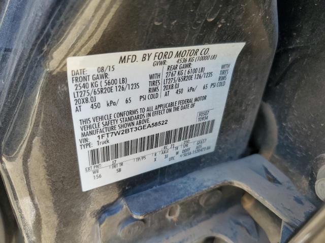 1FT7W2BT3GEA58522 - 2016 FORD F250 SUPER DUTY CHARCOAL photo 13