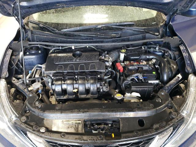 3N1AB7AP1KL610520 - 2019 NISSAN SENTRA S BLUE photo 11