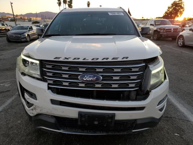 1FM5K7D83GGB80841 - 2016 FORD EXPLORER XLT WHITE photo 5