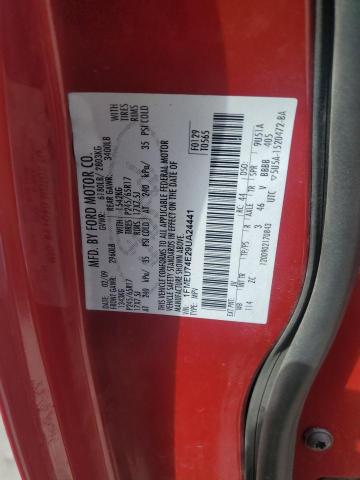 1FMEU74E29UA24441 - 2009 FORD EXPLORER EDDIE BAUER წითელი ფოტო 13