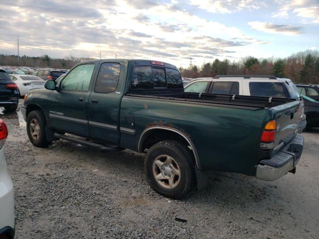 5TBBT4414YS075490 - 2000 TOYOTA TUNDRA ACCESS CAB მწვანე ფოტო 2