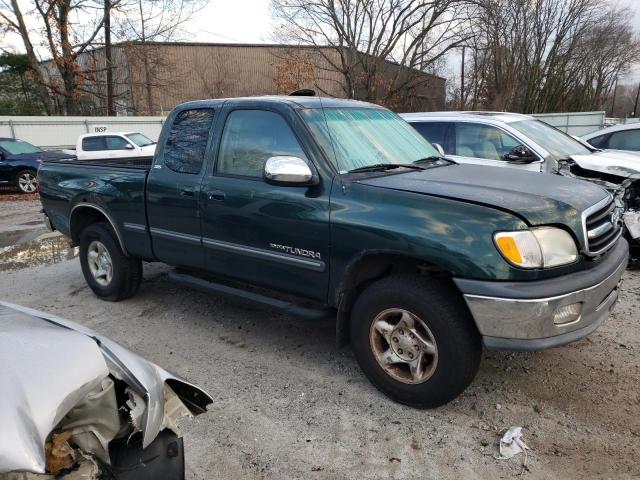 5TBBT4414YS075490 - 2000 TOYOTA TUNDRA ACCESS CAB მწვანე ფოტო 4