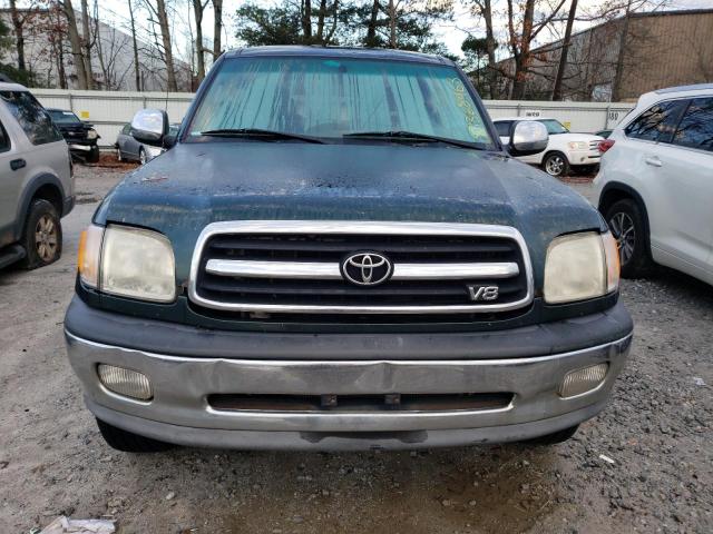 5TBBT4414YS075490 - 2000 TOYOTA TUNDRA ACCESS CAB GREEN photo 5