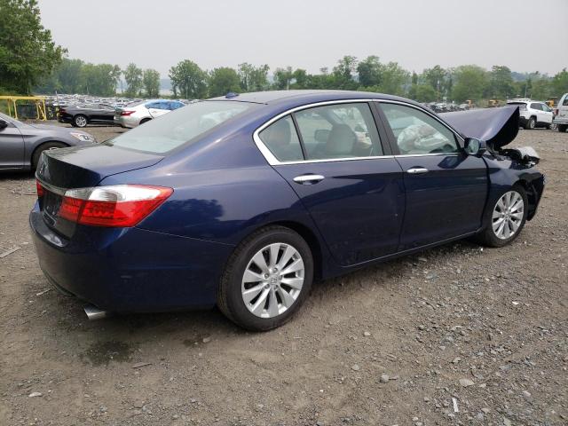 1HGCR2F81EA186632 - 2014 HONDA ACCORD EXL BLUE photo 3