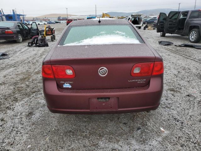 1G4HD57267U188615 - 2007 BUICK LUCERNE CXL MAROON photo 6