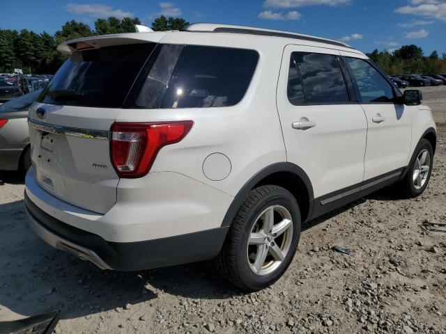 1FM5K8D86GGC19136 - 2016 FORD EXPLORER XLT Weiß Foto 3