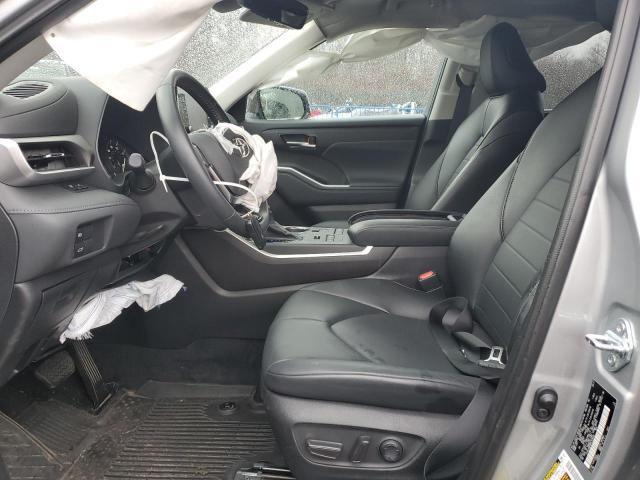 5TDGZRBH6MS155649 - 2021 TOYOTA HIGHLANDER XLE ვერცხლისფერი ფოტო 7