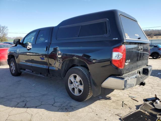 5TFUW5F11JX722678 - 2018 TOYOTA TUNDRA DOUBLE CAB SR/SR5 BLACK photo 2