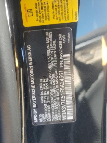 WBA3V7C51F5A24561 - 2015 BMW 428 I SULEV BLACK photo 12