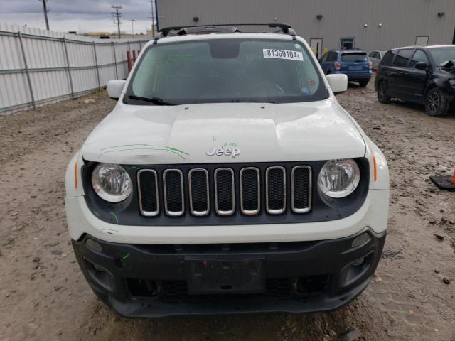 ZACCJBBT3FPC13010 - 2015 JEEP RENEGADE LATITUDE WHITE photo 5