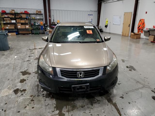 1HGCP26319A024192 - 2009 HONDA ACCORD LX TAN photo 5