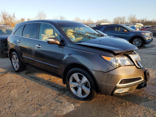 2HNYD2H25BH528697 - 2011 ACURA MDX GRAY photo 4