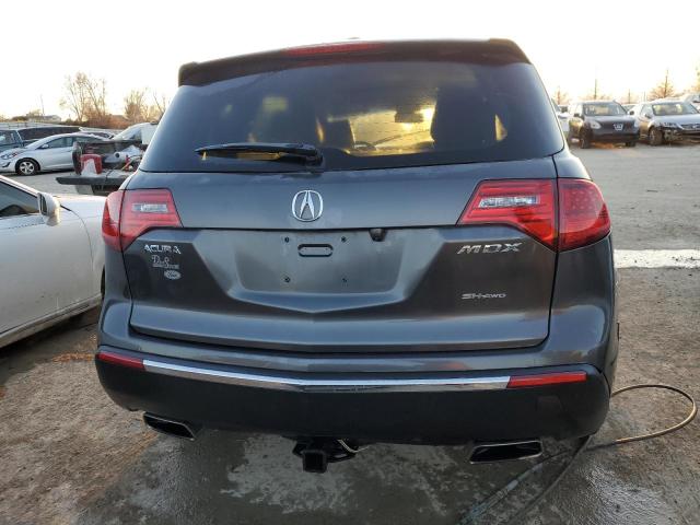 2HNYD2H25BH528697 - 2011 ACURA MDX GRAY photo 6