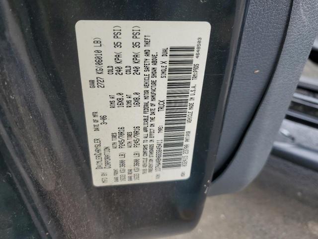 1D7HW48N66S645411 - 2006 DODGE DAKOTA QUAD SLT Noir photo 13