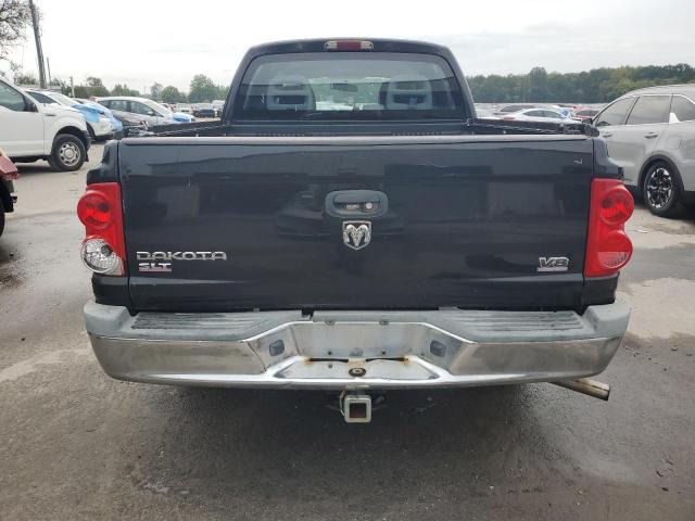 1D7HW48N66S645411 - 2006 DODGE DAKOTA QUAD SLT Noir photo 6