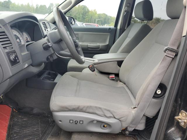 1D7HW48N66S645411 - 2006 DODGE DAKOTA QUAD SLT Noir photo 7