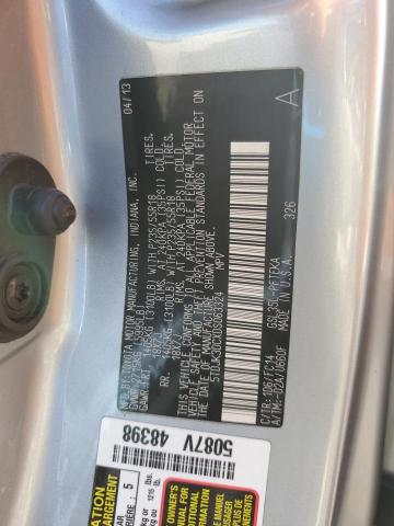 5TDJK3DCXDS063324 - 2013 TOYOTA SIENNA LE فضي صورة 14