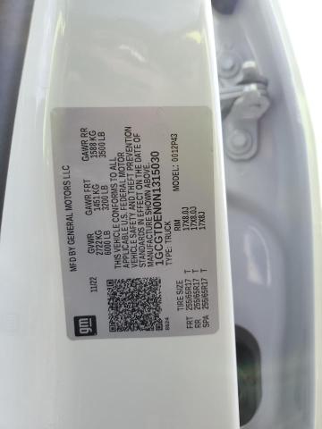 1GCGTDEN0N1315030 - 2022 CHEVROLET COLORADO Z71 WHITE photo 12