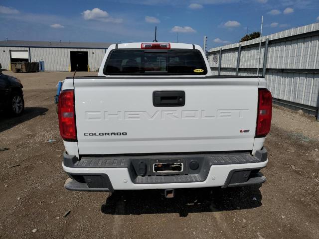 1GCGTDEN0N1315030 - 2022 CHEVROLET COLORADO Z71 WHITE photo 6