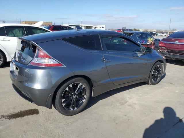 JHMZF1D63ES003107 - 2014 HONDA CR-Z EX GRAY photo 3