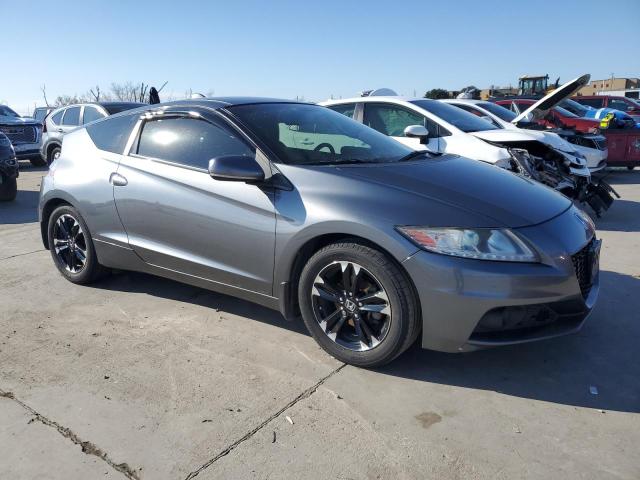 JHMZF1D63ES003107 - 2014 HONDA CR-Z EX GRAY photo 4