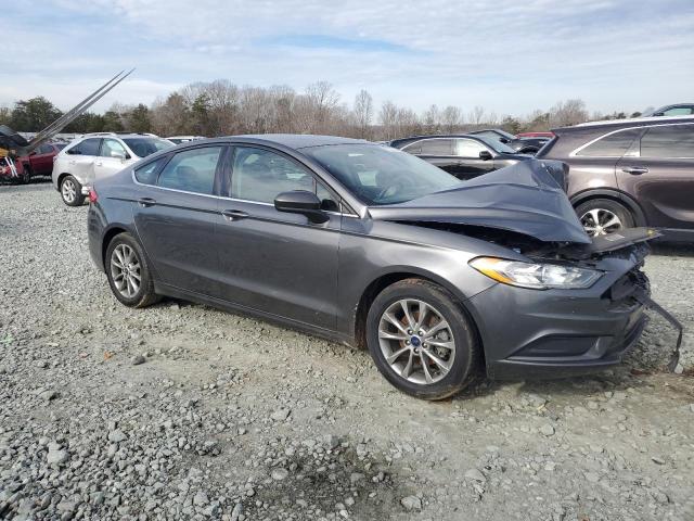 3FA6P0H77HR369737 - 2017 FORD FUSION SE GRAY photo 4