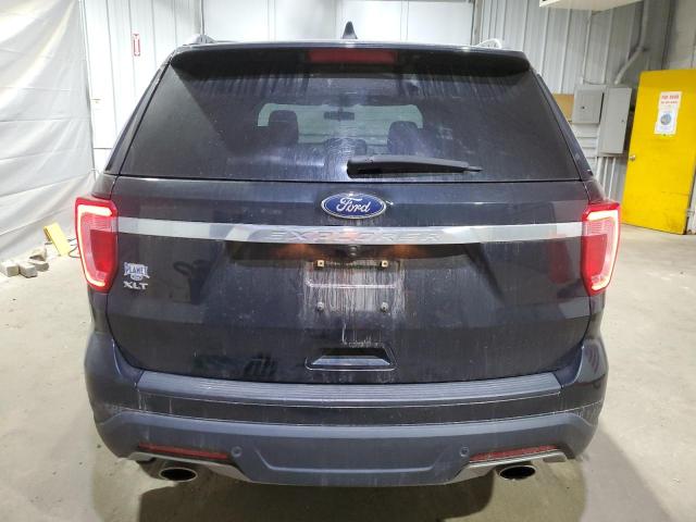 1FM5K7D87JGC53989 - 2018 FORD EXPLORER XLT BLACK photo 6