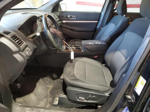 1FM5K7D87JGC53989 - 2018 FORD EXPLORER XLT BLACK photo 7