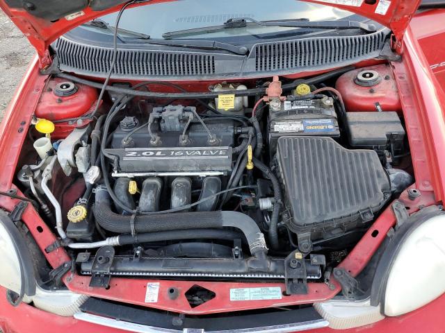 1B3ES46C61D193016 - 2001 DODGE NEON SE RED photo 11