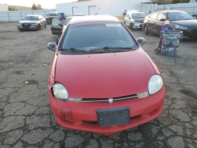 1B3ES46C61D193016 - 2001 DODGE NEON SE RED photo 5