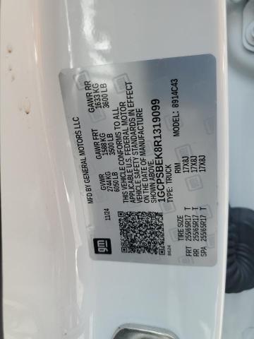 1GCPSBEK8R1319099 - 2024 CHEVROLET COLORADO 白色 照片 12