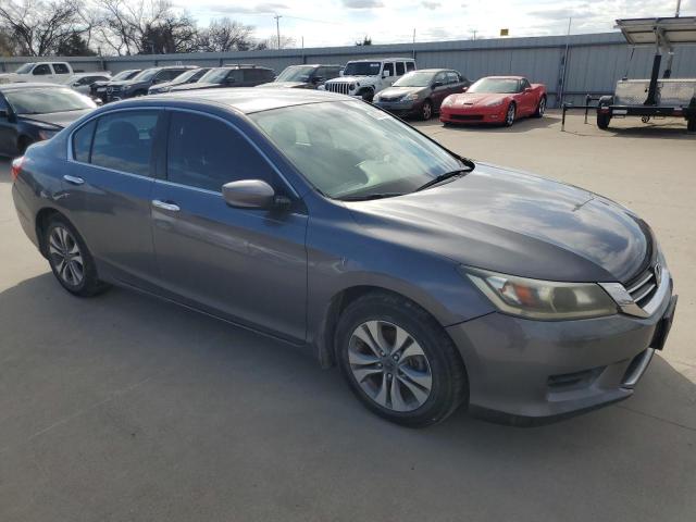 1HGCR2F38EA305796 - 2014 HONDA ACCORD LX GRAY photo 4