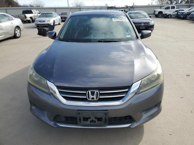 1HGCR2F38EA305796 - 2014 HONDA ACCORD LX GRAY photo 5