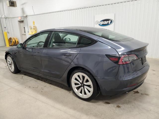 5YJ3E1EA2NF368825 - 2022 TESLA MODEL 3 Boz foto 2