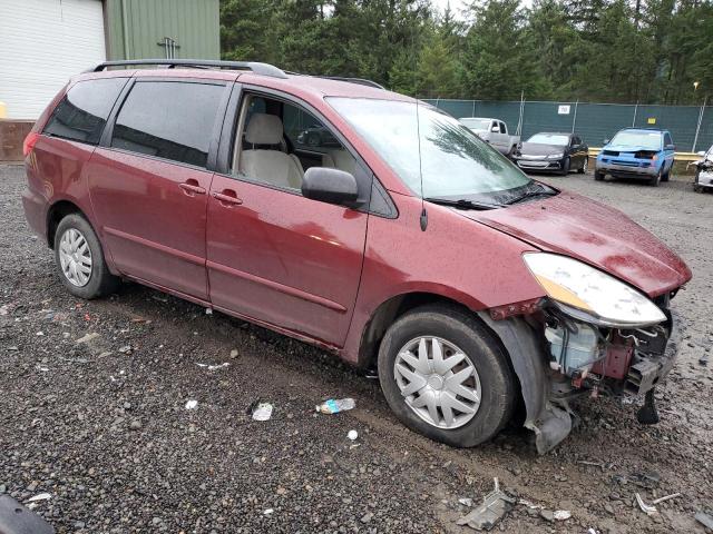 5TDZK23C08S136379 - 2008 TOYOTA SIENNA CE BURGUNDY photo 4